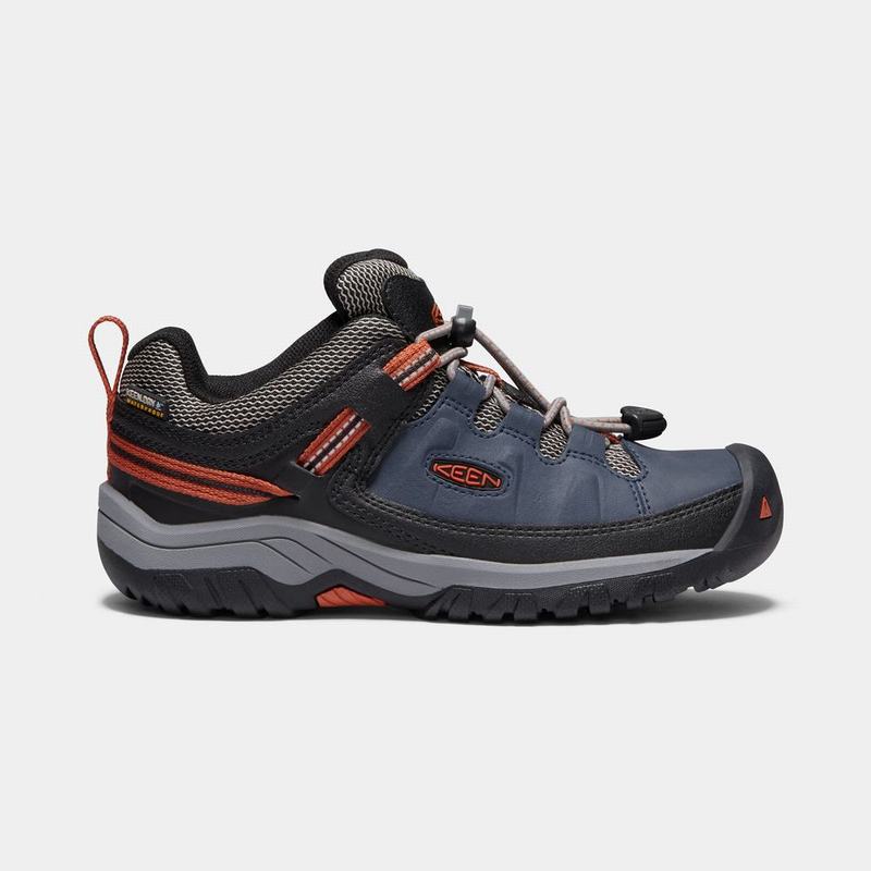 Zapatos Trekking Keen Targhee Waterproof Para Niños Azul Marino/Negros - Zapatos Keen Mexico (428793